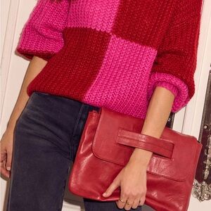 NWOT Vici Come With Me Foldover Clutch Soft Faux Leather